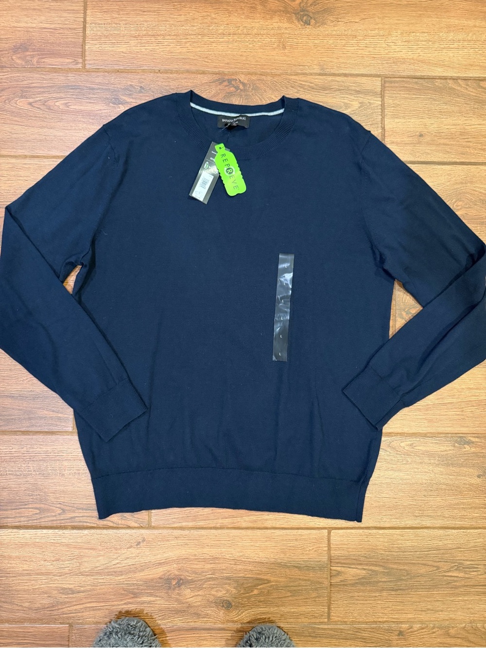 Banana Republic Men's Navy Crewneck eco Sweater / large / new